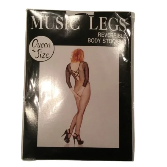 Music Leg Reversible Body Stocking - Picture 1 of 4